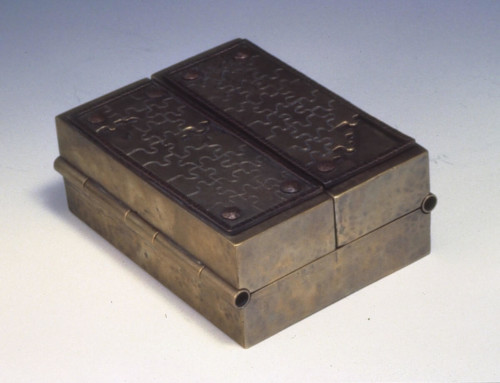 Brass Box with Chased Puzzle