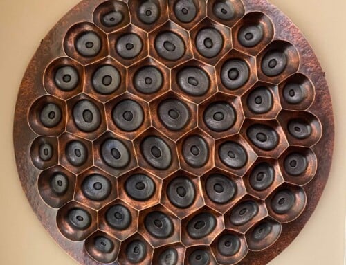 Copper Raised Relief Wall Art