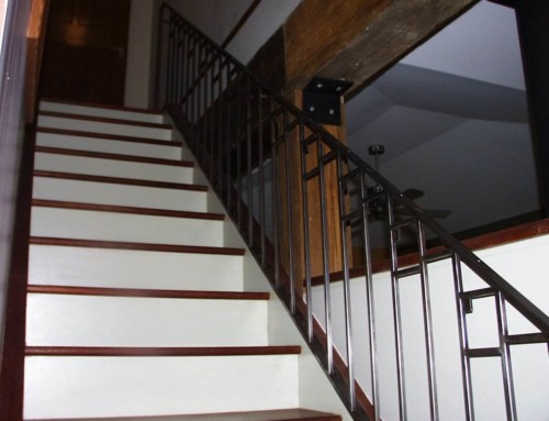 Welded Steel Stair Handrail