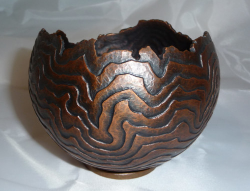 Copper Repousse Bowl